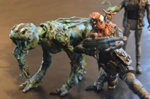 Mercury Team - Riot, Phage, Lasher, and Agony Symbiotes (Marvel Legends) Custom Action Figure [Lasher and Phage]