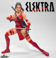 Elektra (Marvel Legends) Custom Action Figure