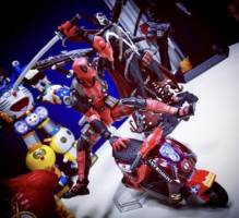 Deadpool's Infamous Scooter (Marvel) Custom Vehicle