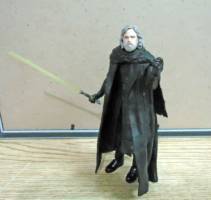 Dark Costume Jedi Master Luke Skywalker (The Last Jedi) (Star Wars) Custom Action Figure