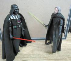 Dark Costume Jedi Master Luke Skywalker (The Last Jedi) (Star Wars) Custom Action Figure