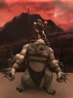 Dol Guldur - Catapult Troll (Hobbit) Custom Action Figure
