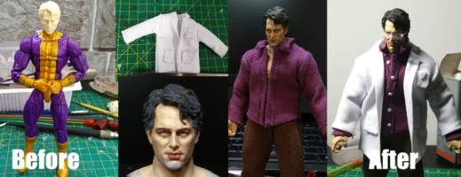 Bruce Banner (Marvel Legends) Custom Action Figure [WIP]