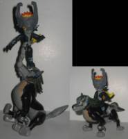 Midna and Wolf Link (Legend of Zelda) Custom Action Figure