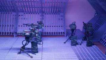 Scifi- Industrial Corridor (Aliens) Custom Diorama / Playset [Sentry Duty]
