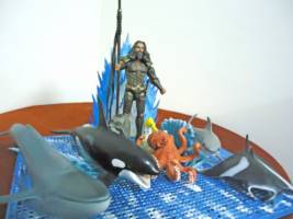 Aquaman The King of the Seven Seas (Diorama) (DC Universe) Custom Diorama / Playset