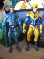 blue beetle and booster gold (Marvel Legends) Custom Action Figure