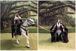 Oropher, Sindarin King of the Silvan Elves of Greenwood the Great, during the second age; father of Thranduil of Mirkwood and grandfather of Legolas. (Lord of the Rings) Custom Action Figure
