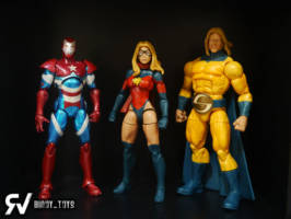 Moonstone (Dark Avengers ) and Ms. Marvel (Marvel Legends) Custom Action Figure