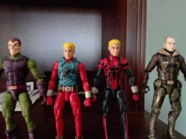 Custom Painted Marvel Legends Heads (Marvel Legends) Custom Action Figure [Norman Osborne, Ben Reilly (2), Homecoming Vulture]