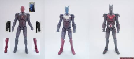 Batman Beyond (Batman Beyond) Custom Action Figure [Batman Beyond custom action figure before and after]