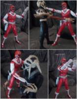 S.H. Figuarts Red Mask (Power Rangers) Custom Action Figure [Red Mask VS Zangla Soldier!]