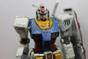 RX-78 Vs Zaku II (Gundam) Custom Diorama / Playset