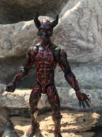 Zorloc Magma demon (Minion of Durzilac the Wretched) (Dungeons and Dragons) Custom Action Figure
