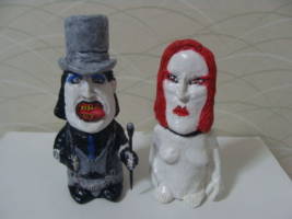 Marilyn Manson Salt And Pepper Shaker Set,no.2 (Rock Stars) Custom Other