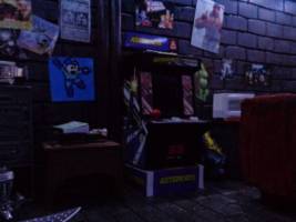 TMNT Turtle Lair (Teenage Mutant Ninja Turtles) Custom Diorama / Playset