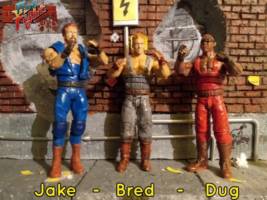 Jake, Bred y Dug Final Fight 1 (Final Fight) Custom Action Figure
