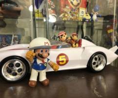 Speed racer Mario custom toy (Nintendo) Custom Action Figure