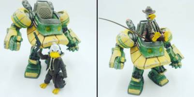 Howard the duck and duck-mech (Marvel) Custom Action Figure