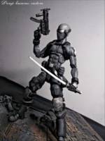 Snake eyes - gi joe resolute - (Marvel Legends) Custom Action Figure