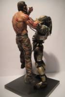 Dutch vs Predator - version 2 (Predator) Custom Diorama / Playset