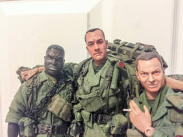 Benjamin Buford 'Bubba' Blue (Vietnam) Custom Action Figure [Bubba, Gump, and Taylor.]