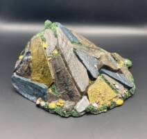 2 Piece Mountain Rocks Action Figure Display Stand (Star Wars) Custom Diorama / Playset [Mountain Rocks Base]
