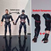 Captain America (Civil War) (Captain America) Custom Action Figure