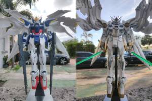 Wing Gundam Zero (EW) Repaint (Gundam) Custom Other [Before and After]