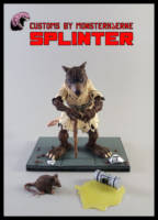 Neca Mirage Comics Splinter (final batch) (Teenage Mutant Ninja Turtles) Custom Action Figure
