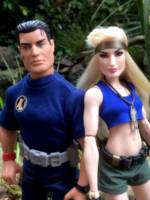 Action Man (90's Cartoon style) (Action Man) Custom Action Figure [Action Man & Natalie 90's cartoon style]