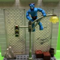 Beast marvel mega bloks x men (Mega Bloks) Custom Action Figure [Marvel Mega Bloks Beast]