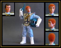 Action Man Space Ranger (Ginger) (Action Man) Custom Action Figure