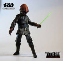 Mon Calamari Jedi - Star Wars Black Series (Star Wars) Custom Action Figure