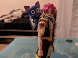 Natsu dragneel and Happy (Anime) Custom Action Figure
