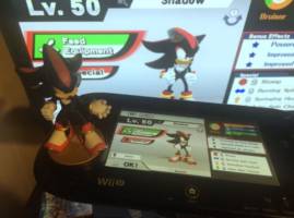 Shadow the Hedgehog amiibo (Super Smash Bros.) Custom Miniature / Figurine