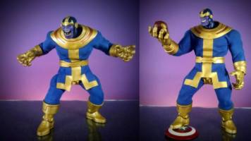 Thanos (inspired by Mezco One:12 Collective) (One:12 Collective) Custom Action Figure