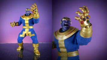 Thanos (inspired by Mezco One:12 Collective) (One:12 Collective) Custom Action Figure