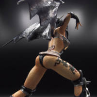 Custom Figure Nitara (Mortal Kombat) Custom Statue / Bust [Back View]