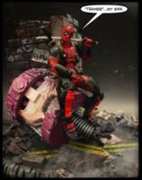 Battle Damage Sentinel Diorama (Marvel) Custom Diorama / Playset
