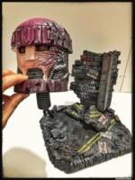 Battle Damage Sentinel Diorama (Marvel) Custom Diorama / Playset
