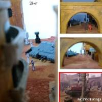 Jedha City Combat - scratch-built diorama (Star Wars) Custom Diorama / Playset