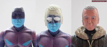 Vulture unmasked (Spider-Man: Homecoming) (Marvel Legends) Custom Action Figure [Vulture unmasked custom action figure head sculpt before and after]